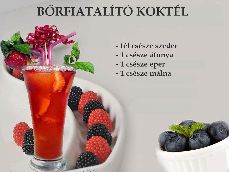 Bőrfiatalító koktél