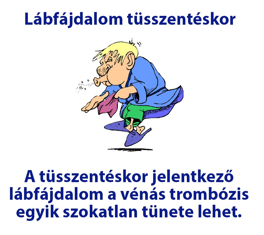 Lábfájdalom tüsszentéskor