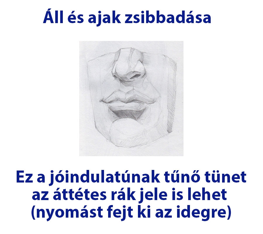 Áll és ajak zsibbadása