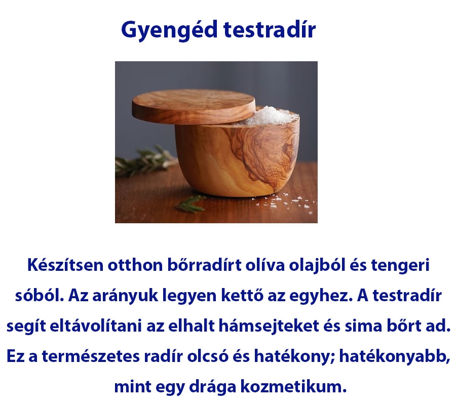 Gyengéd testradír