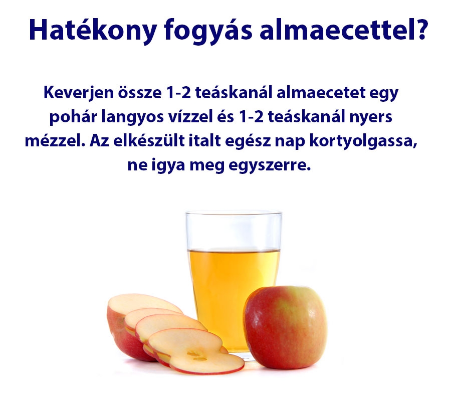 Hatékony fogyás almaecettel?