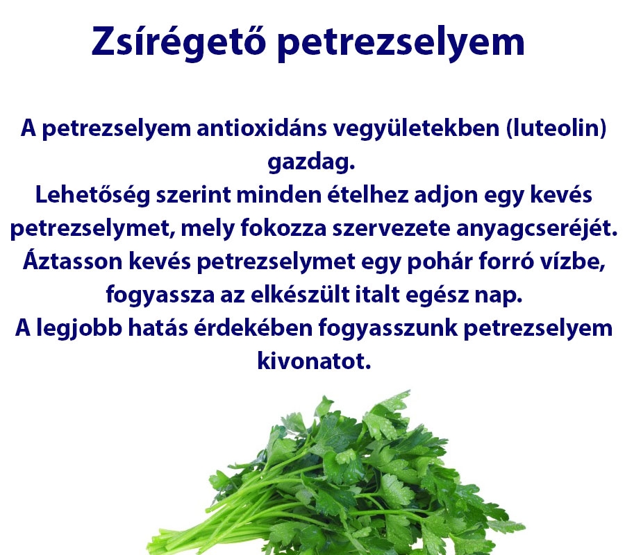 Zsírégető petrezselyem