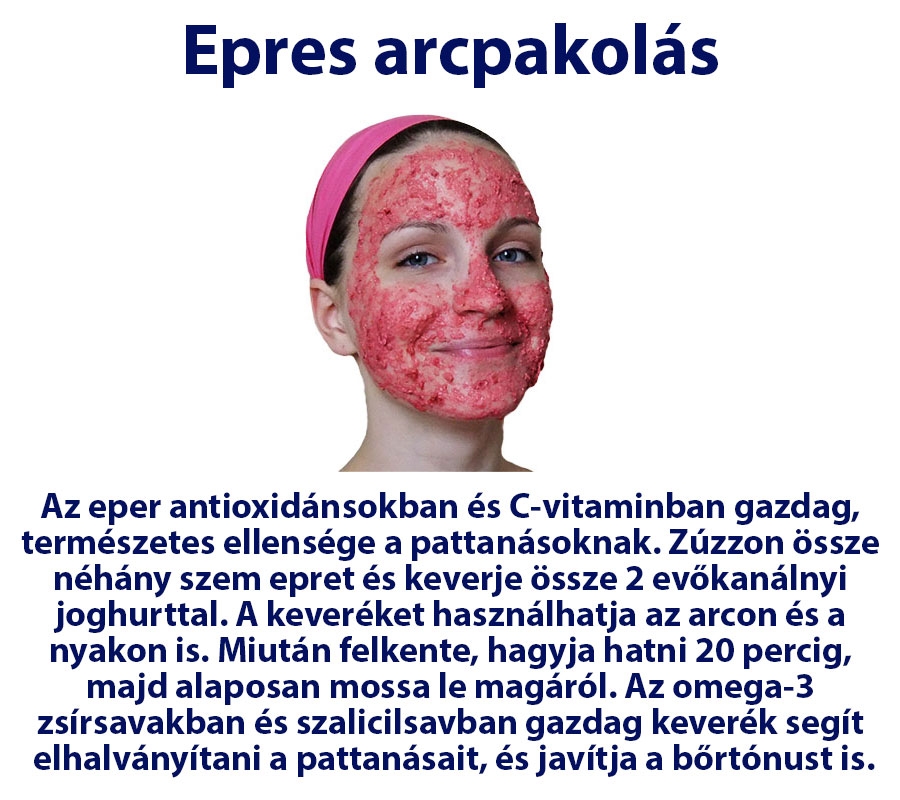 Epres arcpakolás