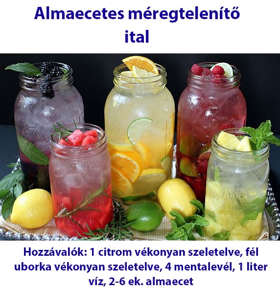 Almaecetes méregtelenítő ital