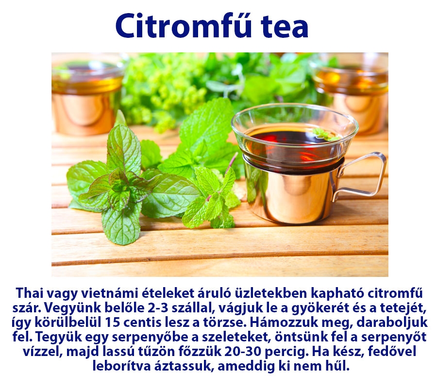 Citromfű tea