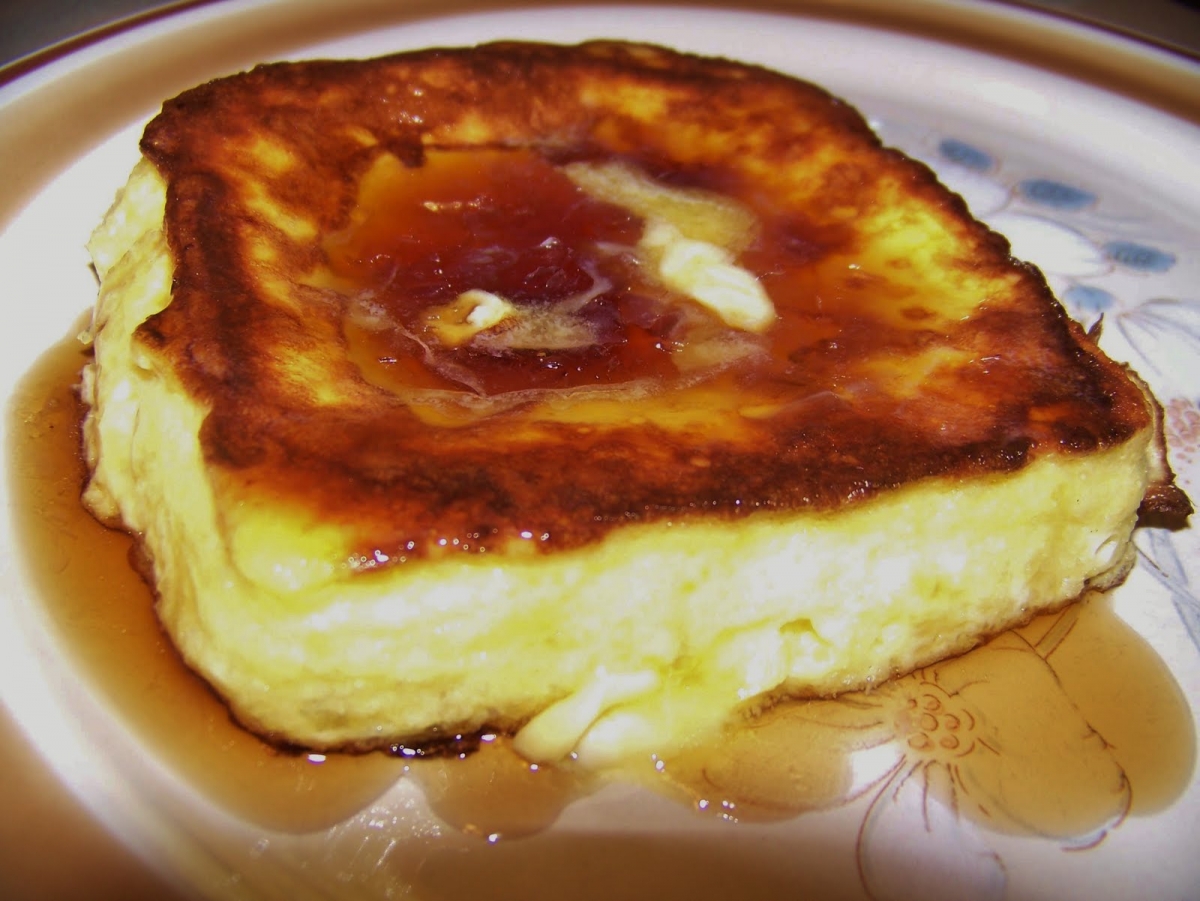 Tojásmentes francia pirítós