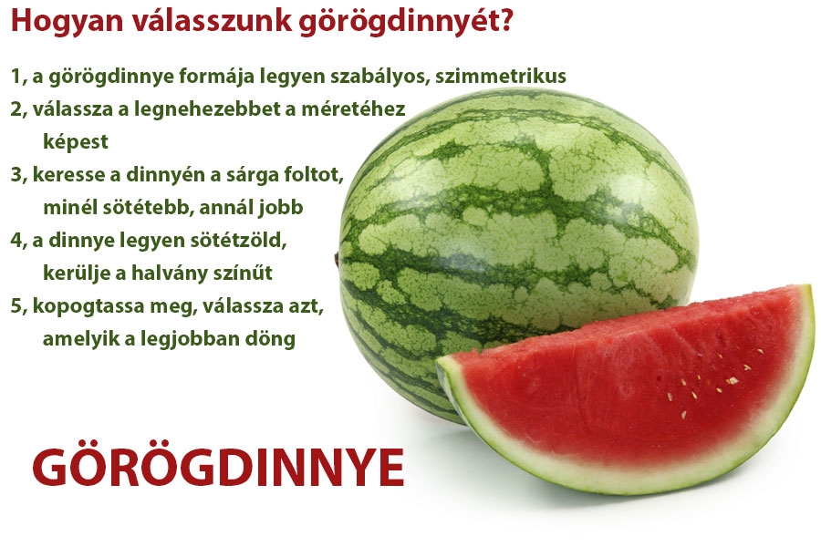 Hogyan válasszunk görögdinnyét?