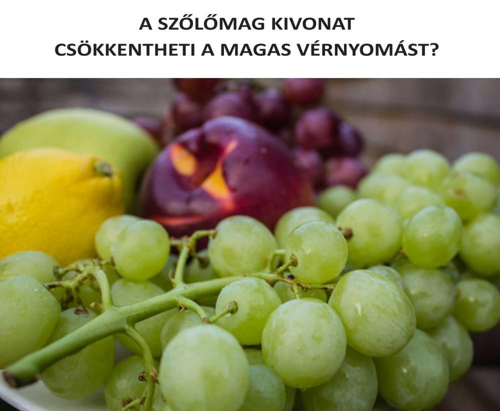 A szőlőmag kivonat csökkenti a vérnyomást?